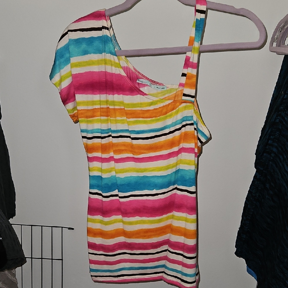 Maurices Multicolor Striped Tank Top